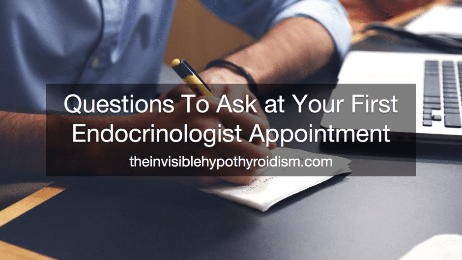 questions to ask at your first endocrinologist appointment